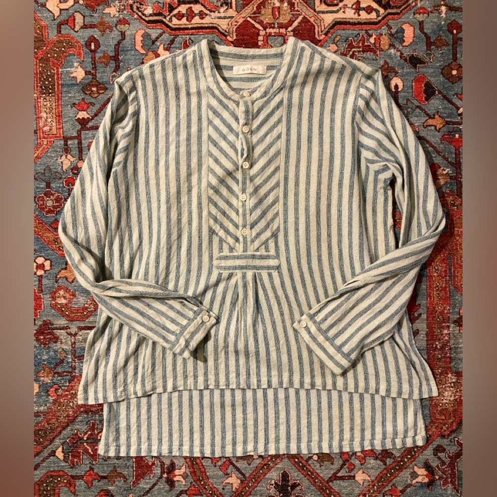 DÔEN Starboard Raw Silk Top - Picture 2 of 8